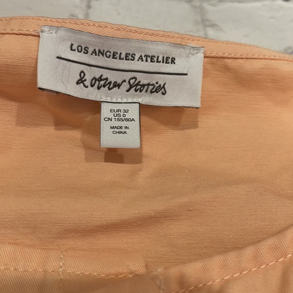 & Other Stories Peach Jumpsuit Size 0 NWOT - Picture 10 of 13